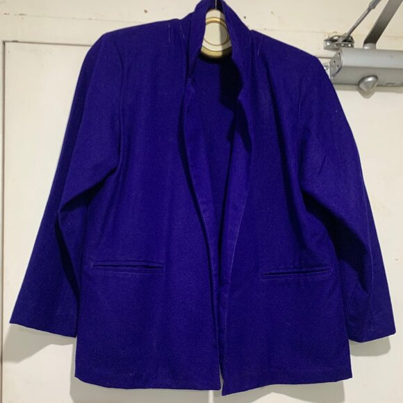 VINTAGE OPEN FRONT WOOL JACKETS SIZE S - Picture 5 of 13